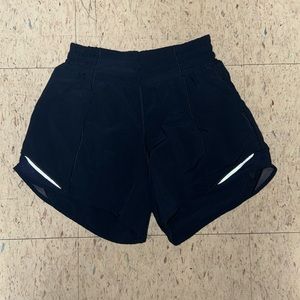 Dark Blue Lulu Lemon Lined Shorts 5” size 2